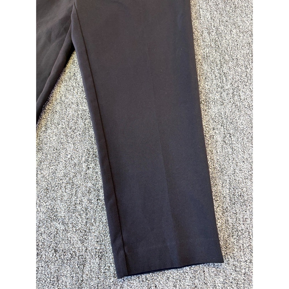 Zac & Rachel Dress Pants Womens 16 Black Stretch Mid Rise Straight Leg Office - Picture 7 of 16